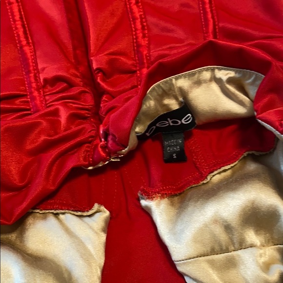 Bebe sexy red dress size S - Picture 6 of 6